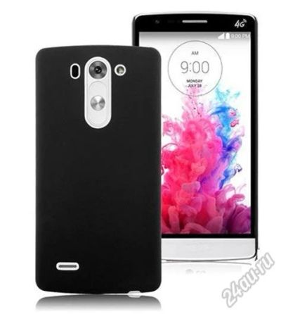 Лот: 5597774. Фото: 1. Бампер для LG G3s чёрный (пластик... Чехлы, бамперы