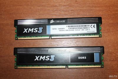 Лот: 8893051. Фото: 1. Оперативная память Corsair XMS3... Оперативная память