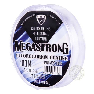 Лот: 16781439. Фото: 1. Леска CONDOR Megastrong Fluorocarbon... Леска, блесны, крючки, мормышки