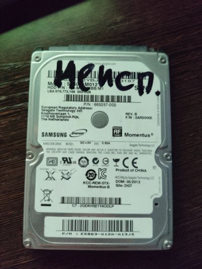 Лот: 15508587. Фото: 1. Жесткий диск Seagate ST500LM012... Жёсткие диски (HDD)