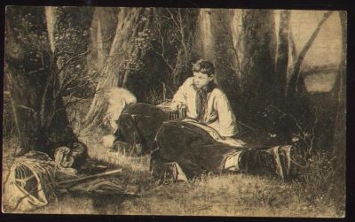 Лот: 18588891. Фото: 1. дореволюционная художественная... Открытки, конверты