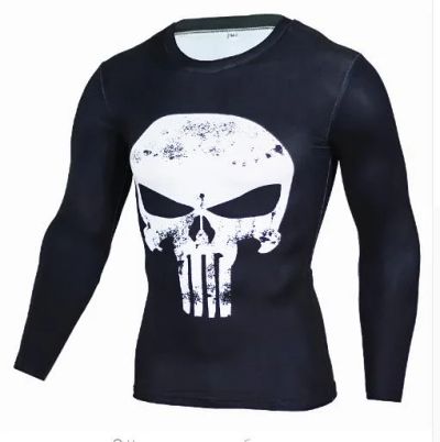 Лот: 8773990. Фото: 1. Рашгард Punisher. Одежда для боевых искусств