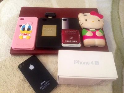 Лот: 8817436. Фото: 1. Айфон 4s iPhone 4s, Black, 16GB. Смартфоны