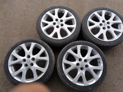Лот: 25518129. Фото: 1. Колёса 5/114.3 R18 на автомобиль... Шины на дисках