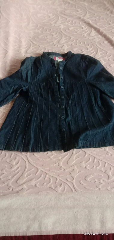 Лот: 18890295. Фото: 1. Блуза джинсовая. Рубашки, блузки, водолазки