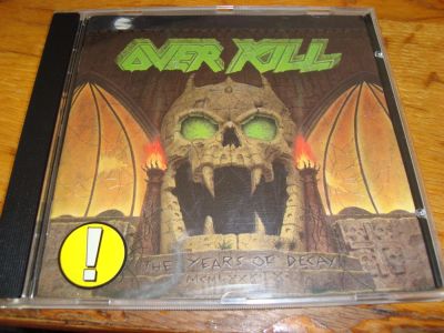 Лот: 8130547. Фото: 1. Cd диск overkill-1989. Аудиозаписи