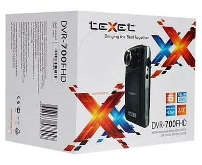 Лот: 12336376. Фото: 1. Видеорегистратор Texet DVR-700FHD. Видеорегистраторы,  радар-детекторы, системы парковки