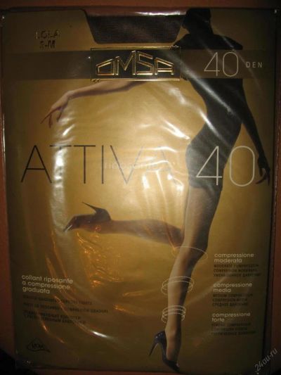 Лот: 9924002. Фото: 1. Колготки Новые Omsa Attiva 40... Колготки, чулки