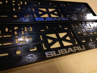 Лот: 10996434. Фото: 1. Рамка для номера Subaru. Детали тюнинга