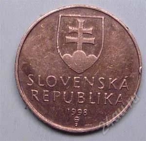 Лот: 1438631. Фото: 1. Словакия. 50 геллер 1998г. (2). Европа