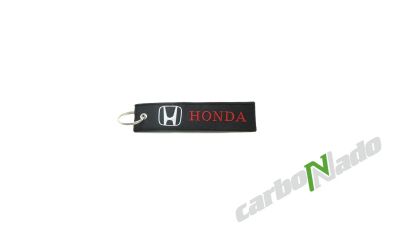 Лот: 14362997. Фото: 1. Брелок HONDA ткань черный. Брелоки для ключей
