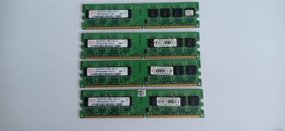 Лот: 17906549. Фото: 1. DDR2 1GB 2Rx8 PC2-6400U-555-12. Оперативная память