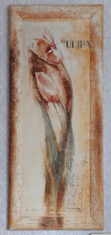 Лот: 1422002. Фото: 1. Картина "Tulipa". Картины, гравюры