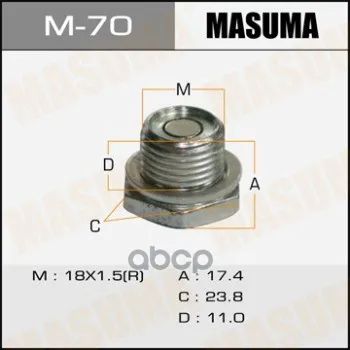 Лот: 24731632. Фото: 1. Болт Маслозаливной (Пробка) Masuma... Разное