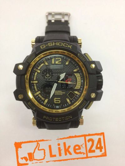 Лот: 11121106. Фото: 1. Часы Casio G-Shосk GPW-1000 Черно-золотые... Другие наручные часы