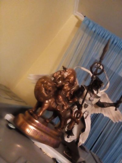 Лот: 22840660. Фото: 1. Статуэтки Дурге И Ра Одним Лотом. Фигурки, статуэтки