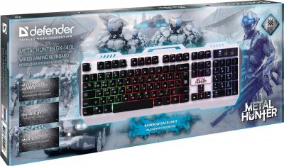 Лот: 22147984. Фото: 1. КЛАВИАТУРА ПРОВ.ИГРОВАЯ DEFENDER... Клавиатуры и мыши