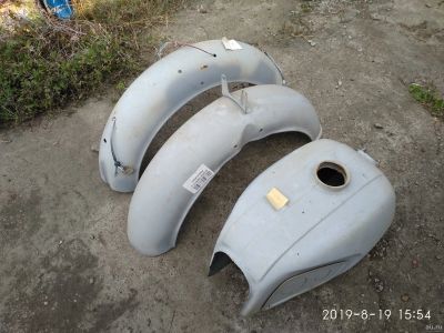 Лот: 14528460. Фото: 1. Бензобак и крылья мотоцикла Днепр... Запчасти