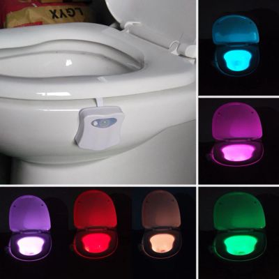 Лот: 9372178. Фото: 1. Туалетный LED ночник с датчиками... Другое освещение