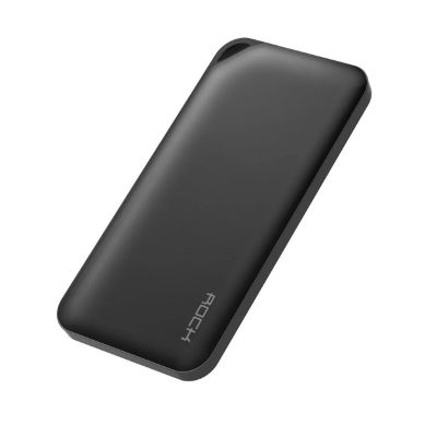 Лот: 13568381. Фото: 1. Rock powerbank P42 10000 mAh черный. Внешние, портативные аккумуляторы для смартфонов (Power bank)