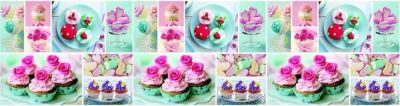 Лот: 9884441. Фото: 1. Фартук на кухню "Десерт"!. Обои, панели, ДВП, ДСП, МДФ