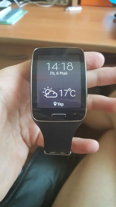 Лот: 7524168. Фото: 1. Samsung gear s обмен на kicx qs... Смарт-часы, фитнес-браслеты, аксессуары