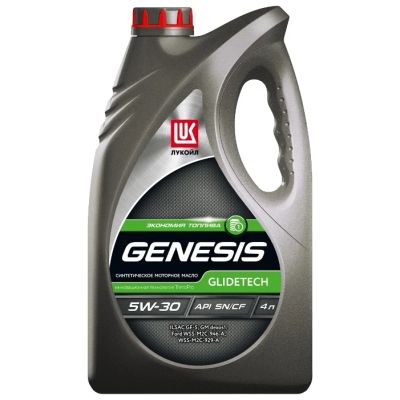 Лот: 8029177. Фото: 1. Лукойл genesis glitech 5w30 API... Масла, жидкости