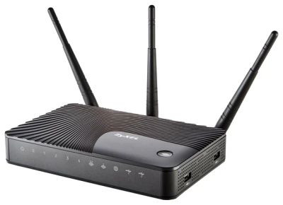 Лот: 3393809. Фото: 1. Маршрутизатор (Wi-Fi роутер) ZyXEL... Маршрутизаторы (роутеры)