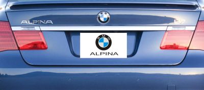 Лот: 4229518. Фото: 1. Alpina - табличка под номерной... Госномера