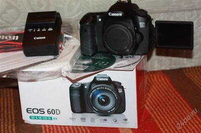 Лот: 779376. Фото: 1. canon 60d body абсолютно новая. Цифровые зеркальные