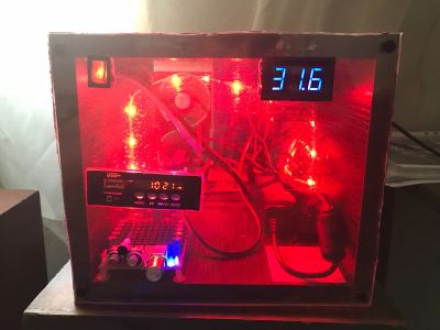 Лот: 13275757. Фото: 1. Самодельный Усилитель на 100 watt. Усилители, эквалайзеры