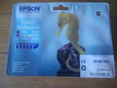 Лот: 5593682. Фото: 1. Epson T0487 набор оригинальных... Струйные принтеры