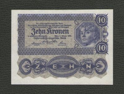 Лот: 16660157. Фото: 1. 10 крон 1922 года. Австрия. Из... Германия и Австрия