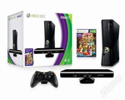 Лот: 2120710. Фото: 1. XBOX 360 4GB + KINECT. Игровые приставки, консоли