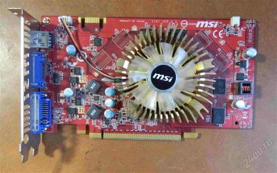 Лот: 1536557. Фото: 1. MSI GeForce 9600GT PCI-E неисправно. Видеокарты