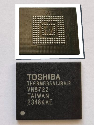 Лот: 25429837. Фото: 1. Микросхема THGBM5G5A1JBAIR emmc... Микросхемы