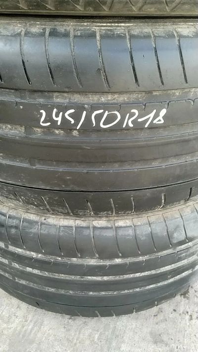 Лот: 15941554. Фото: 1. 245/50 R18 Dunlop пара. Шины