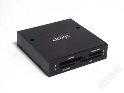 Лот: 672219. Фото: 1. Внутренний картридер Acorp USB2... Картридеры