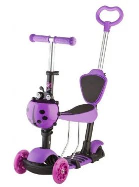 Лот: 15874361. Фото: 1. Самокат Novatrack Disco-Kids 3in1. Роликовые коньки, скейтборды, самокаты