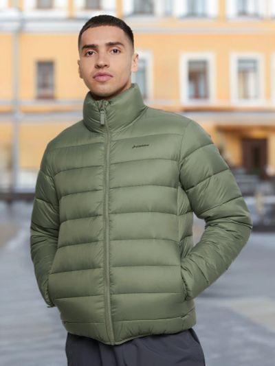 Лот: 22435958. Фото: 1. Пуховик мужской Demix, Зеленый. Легкие куртки, толстовки