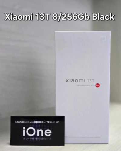Лот: 23913264. Фото: 1. Xiaomi 13T 8/256Gb Black (Новый... Смартфоны