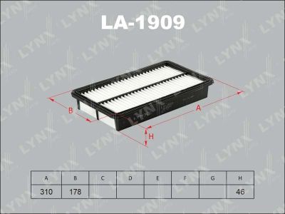Лот: 13357150. Фото: 1. Lynx LA-1909 Воздушный фильтр. Расходные материалы