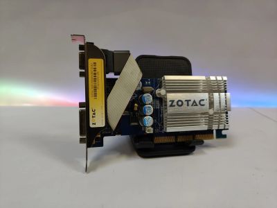 Лот: 25801332. Фото: 1. Видеокарта Zotac 6200 AGP/256... Видеокарты