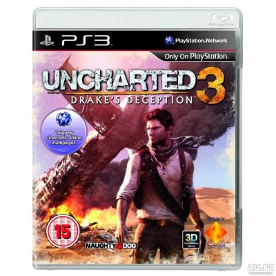 Лот: 5206960. Фото: 1. Uncharted 3. Иллюзии Дрейка (с... Игры для консолей