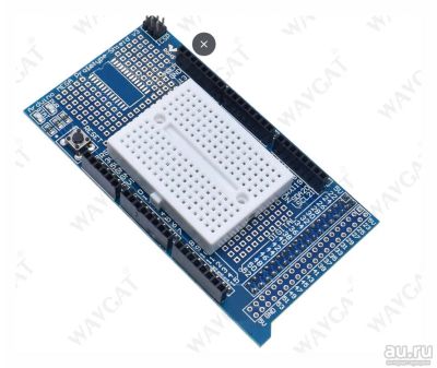 Лот: 17489073. Фото: 1. Arduino mega 2560 Protoshield... Микроконтроллеры