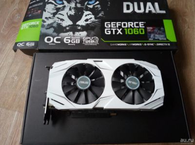 Лот: 15228648. Фото: 1. ASUS Dual GeForce GTX 1060 6GB. Видеокарты
