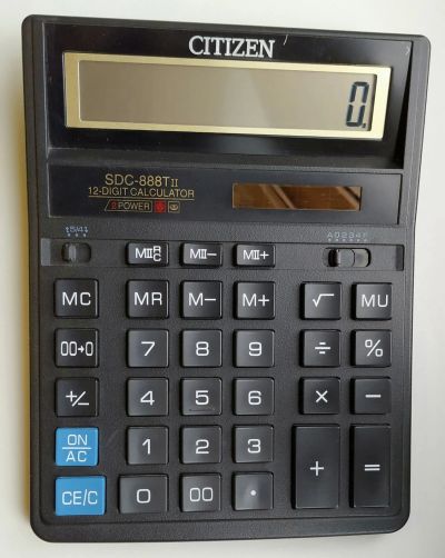 Лот: 17661820. Фото: 1. Калькулятор Citizen SDC-888T... Калькуляторы
