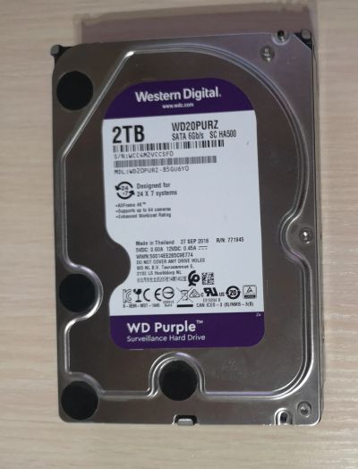 Лот: 17091514. Фото: 1. Жёсткий диск ( HDD) WD Purple... Жёсткие диски (HDD)