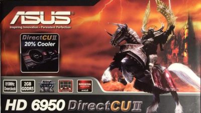 Лот: 6005864. Фото: 1. Видеокарта ASUS Radeon HD 6950. Видеокарты