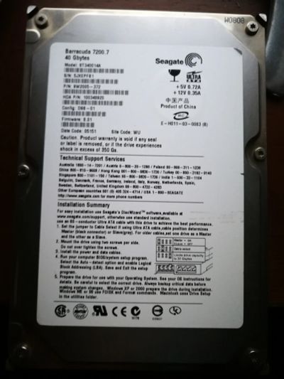 Лот: 14945851. Фото: 1. Seagate. Жёсткие диски (HDD)